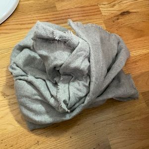 Cozy chunky light gray Zara Scarf!